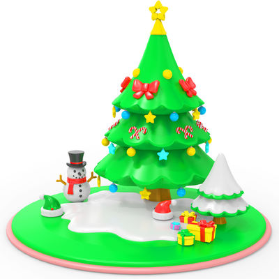 kopen Silikon rubber kerstboom stapel speelgoed, Baby Kids Gift kleurherkenning educatieve puzzel speelgoed online manufacture
