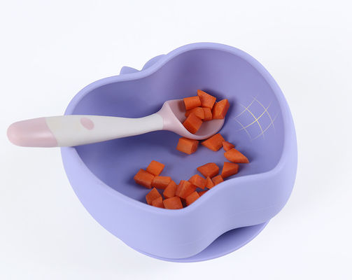 Baby siliconen zuigbekers zonder bisfenol A kinder siliconen aanvullend voedsel tafelgerei zuigbekers en borden
