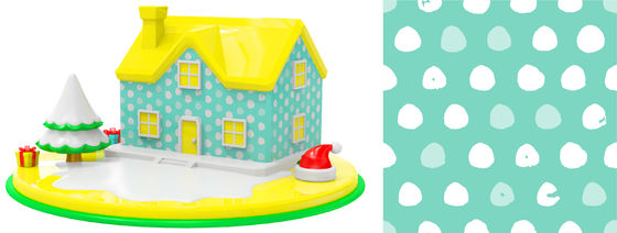 DIY-ontwikkeling van kinderpuzzels hersenen intelligentie speelgoed huis ontwerp bouwstenen baby siliconen speelgoed