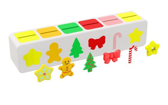 De multibouwstenen van het vormsilicone voor het raadsel van kinderen de bouwspeelgoed die muziekspeelgoed stapelen