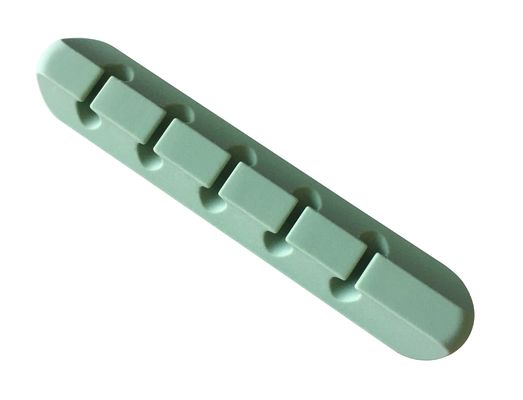 OEM Silicone 5 Slots Draadorganisator Kabelhouder Kabelmanagement Organisator Clips voor Office Home USB bedrading