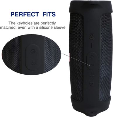 De multifunctionele Bluetooth-beschermende dekking van het sprekers antibotsingssilicone voor dekking van het sprekers de draagbare zachte silicone