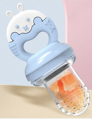 Fruit van de het Apparaten Tandgom van het baby het Supplementaire Voedsel en Plantaardig het Bijten Malend de Stok Goddelijk Hulpmiddel van de Zaktand