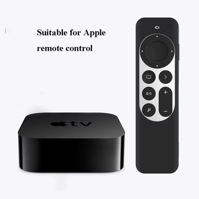 Gepersonaliseerde huis-tv stofdicht en anti-drop afstandsbediening beschermende hoes geschikt voor Apple TV afstandsbediening behuizing