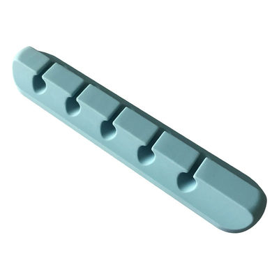 Gepersonaliseerde siliconen 5-holes patch cord manager kabel klem voor kantoor en thuisgebruik
