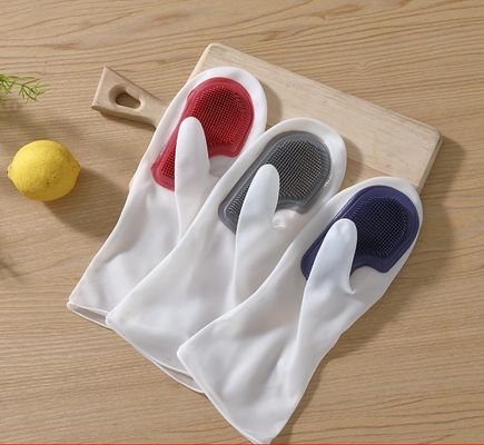 Fabriek Groothandel Bpa Gratis Keukengerei Waterdicht Silicone Wasser Voor Wassen Reinigingsgereedschap Huishoudelijk Handschoenen