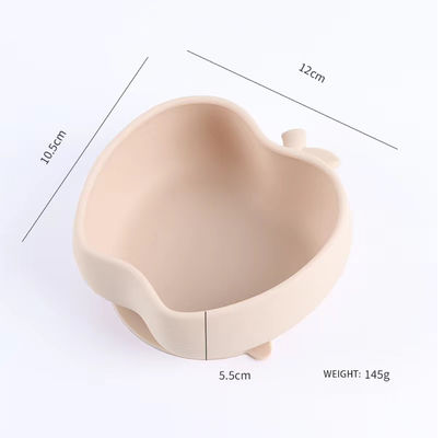 Van het het voedselsilicone van kinderen kan de bijkomende de zuignapkom de kom van het de rangsilicone van het magnetronvoedsel zijn