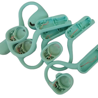 Gepersonaliseerde waterdichte draadloze botconductie draadloze oortelefoons siliconen schelp en sport subwoofer componenten